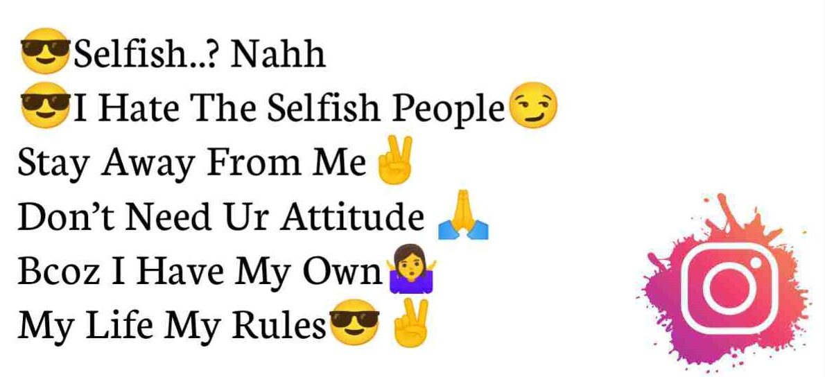 Instagram Bio for Girls Attitude in English