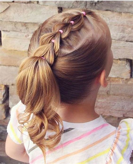 Simple Hairstyles For Girls Easy28