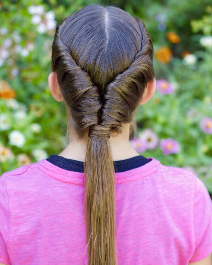 Simple Hairstyles For Girls Easy34