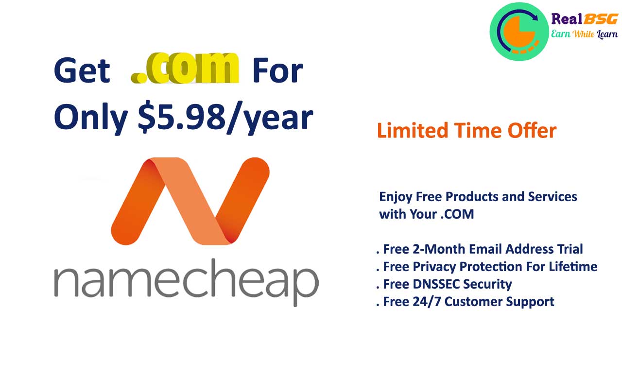 get com domain for only $5 98 per year at Namecheap